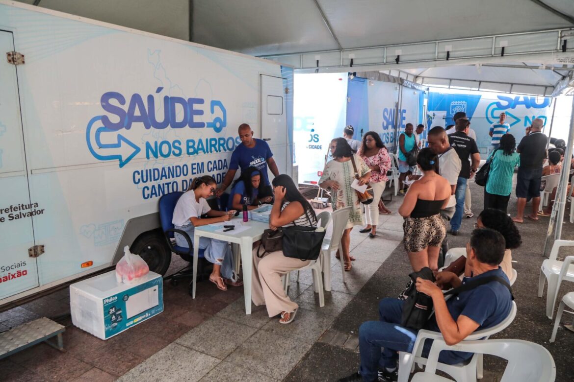 Saúde nos Bairros segue com atendimentos em quatro localidades de Salvador