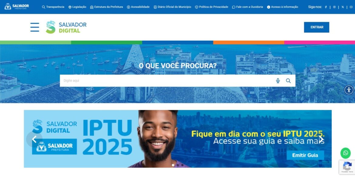 Com 1,3 milhão de cadastros, Salvador Digital concorre ao iBest 2025