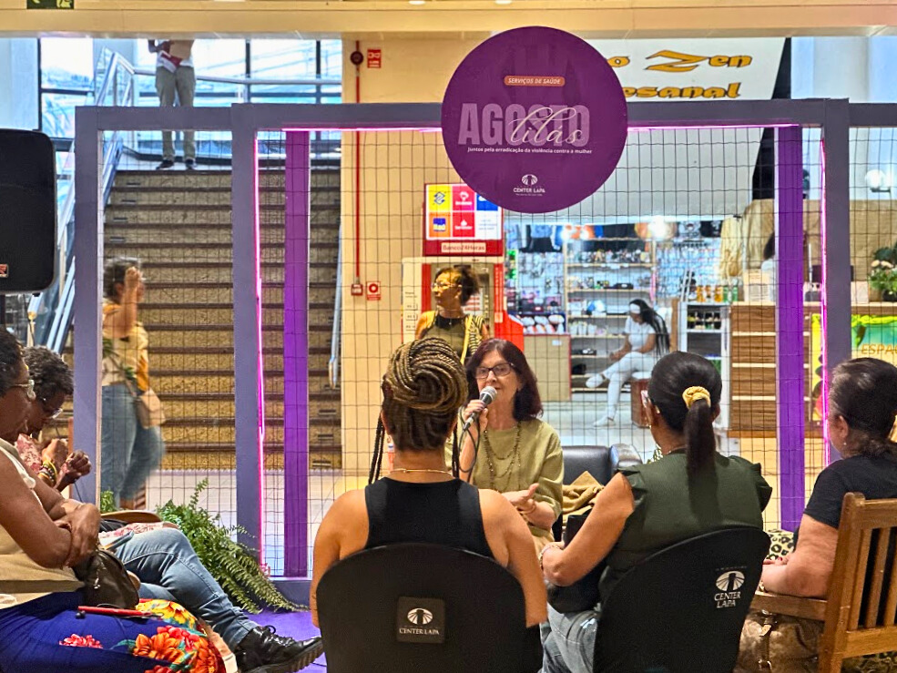 Prefeitura leva atividades da campanha Agosto Lilás para o Shopping Center Lapa a partir de segunda-feira (18)