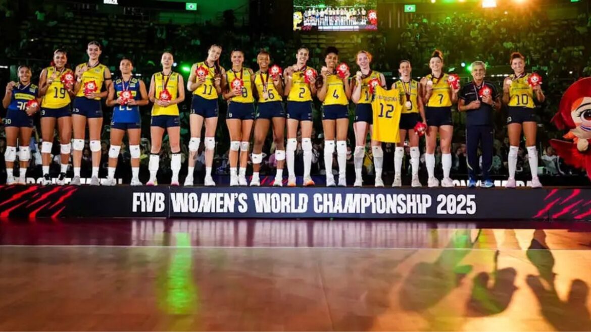 Brasil garante bronze no Campeonato Mundial de vôlei feminino