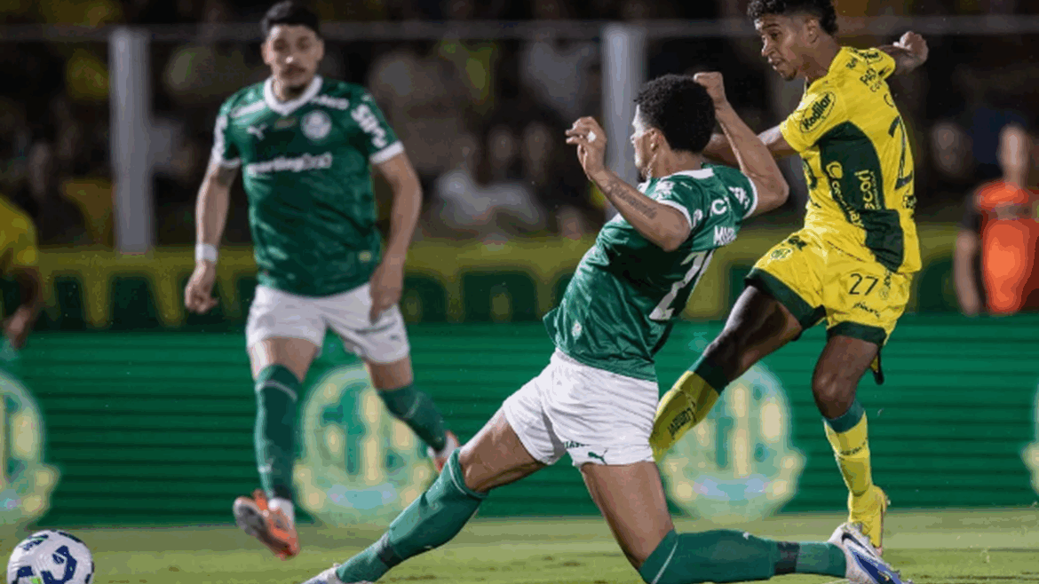 Com gols de ex-jogadores da dupla Ba-Vi, Mirassol vence o Palmeiras