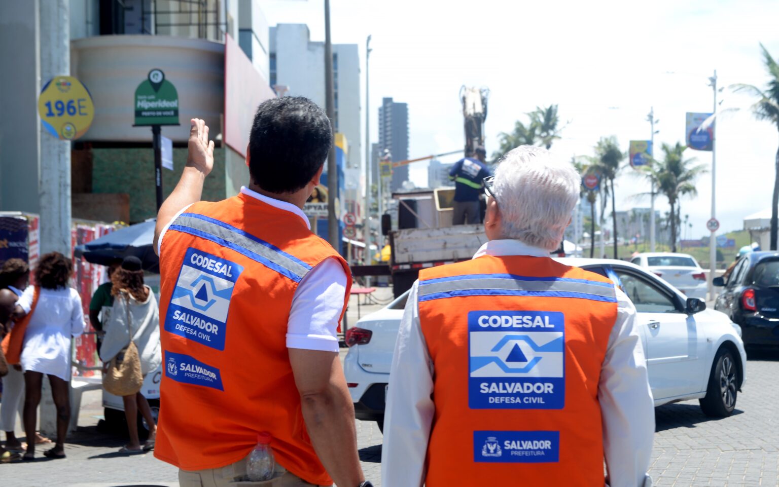Defesa Civil de Salvador realiza vistoria preventiva no circuito Dodô antes do Carnaval