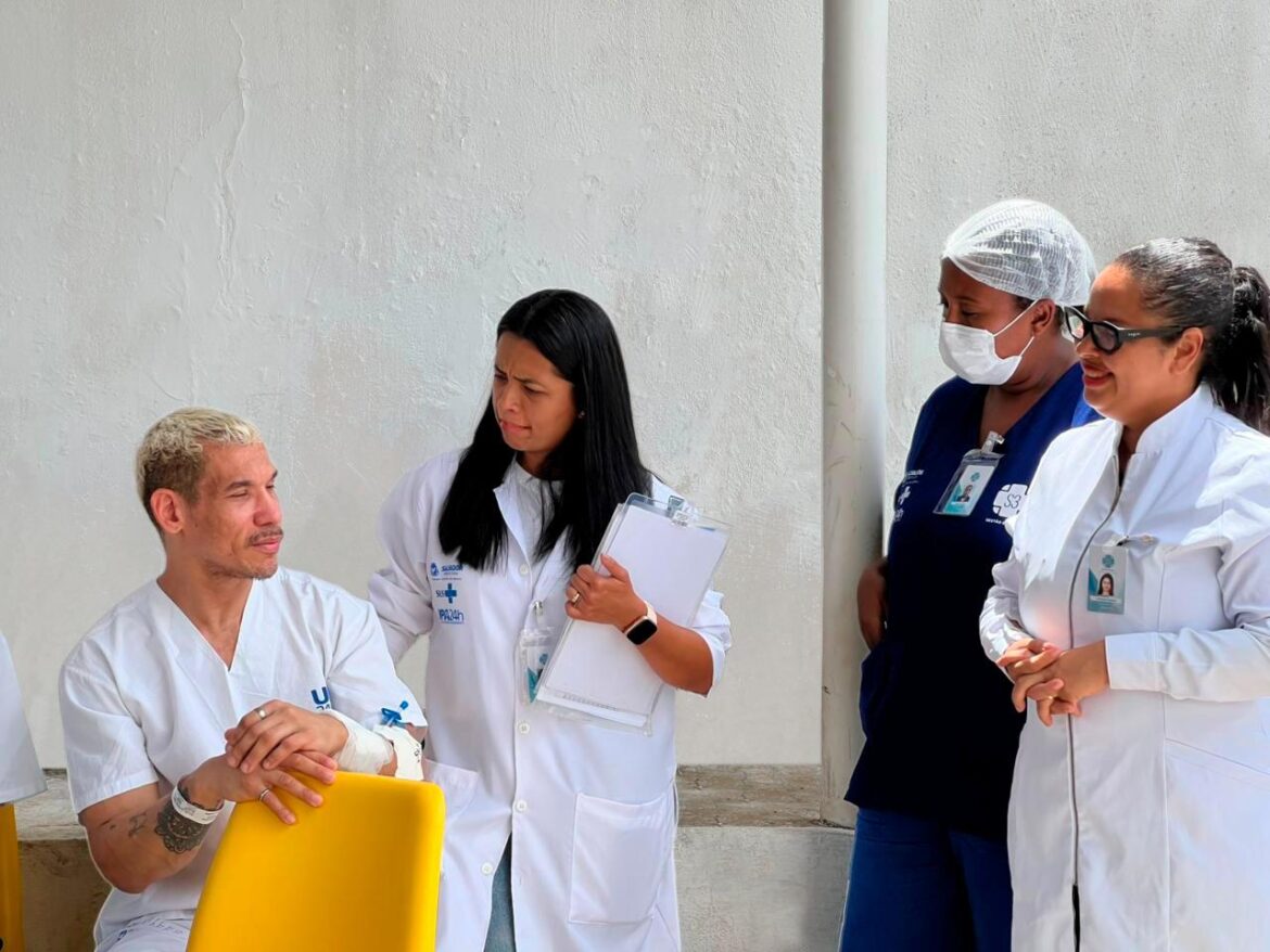 Projeto Banho de Sol humaniza atendimento e reforça cuidado integral na UPA Valéria