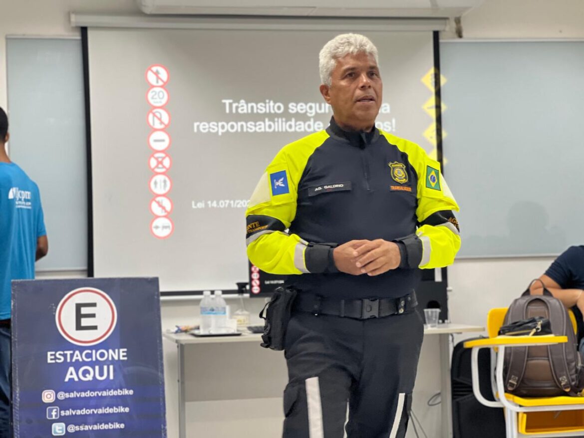 Salvador Vai de Bike e IJCPM capacitam ciclistas e encerram ciclo de palestras de educação no trânsito nesta sexta (23)
