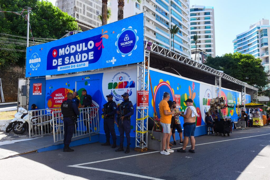 Módulos de Saúde realizam 64 atendimentos no Fuzuê e Vigilância Sanitária registra 834 fiscalizações no pré-Carnaval