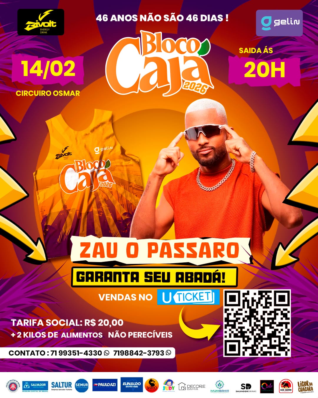 Tradição que atravessa gerações: Bloco Cajá faz 46 anos